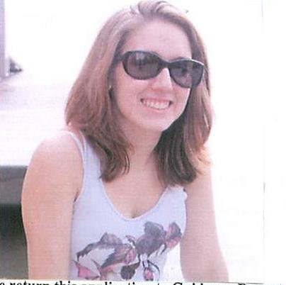 Erica Lynn Meusel, 2011 scholarship recipient